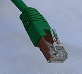 1 meter 3.28 foot GREEN Category 6 Cat6 Shielded Hospital Grade Ethernet Network Patch Cable Cord for Internet Router Switch Hub and Gaming - Gold Plated Male to Male RJ45 Connectors for Base-T Networks - Works best for your desktop laptop router modem switch hub DSL Xbox PS2 or PS3 - HIGHEST QUALITY