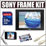 Sony DPF-D100 10-Inch LCD Digital Photo Frame + Accessory Kit