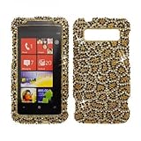 Leopard Gold BLING COVER CASE SKIN 4 HTC Trophy (CDMA) T8686