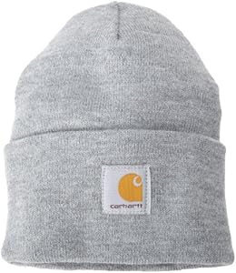 Carhartt Men's Acrylic Watch Hat,Heather Grey,One Size