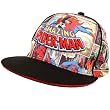 Spider man Marvel Comics Kids Flat Visor Bill Hat Black