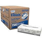 Kleenex Facial Tissue (03076), Flat Tissue Boxes, 12 Boxes / Convenience Case, 125 Tissues / Box
