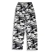 Fun Boxers - Mens Cotton Lounge Pant, Camoflague Print Allover, Black, White, Grey