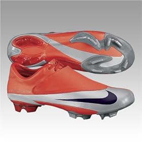 Men Nike Mercurial Vapor V FG Max Orange / Abyss / Metallic Silver 354555-851