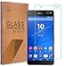 Mr Shield For Sony Xperia C5 Ultra 6.0 Inch [Tempered Glass] Screen Protector [0.3mm Ultra Thin 9H Hardness 2.5D Round Edge] with Lifetime Replacement Warranty