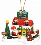 Fisher Price Little People Santa's Workshop Ornament by Basic Fun