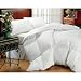 King Size White Down Alternative Comforter - Duvet Cover Insert - 100 Ounces of Fill