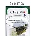 Korean Seasoned Roasted Nori Seaweed - Low Sodium Flavor - 12x0.17 oz Packets