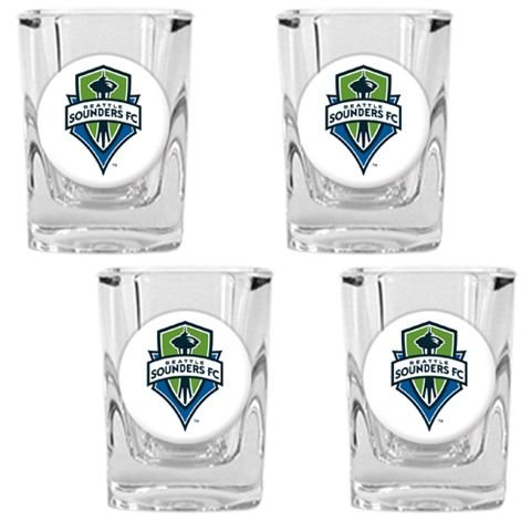 Seattle Sounders FC Shot Glasses Set of 4 Seattle Sounders FC Shot Glasses Set of 4
