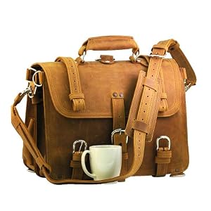 Buy A Dark Tobacco Brown Leather Briefcase, Backpack, Handbag They'll Fight Over When You're Dead by Saddleback Leather