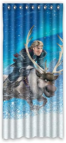 PengPeng Custom Frozen Disney Eliza Polyester Room Window Curtains/drape/panels 50"x108"(one piece)