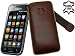 Original Suncase Leder Etui Tasche speziell fuer Samsung GT i9000 / i-9000 / Galaxy S / Lasche mit Rueckzugfunktion / Braun Original Suncase Leder Etui Tasche speziell fuer Samsung GT i9000 / i-9000 / Galaxy S / Lasche mit Rueckzugfunktion / Braun