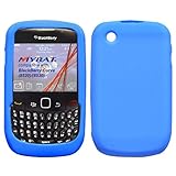 Light Blue Gel Silicone Skin Case For Blackberry Curve 8520 Gemini