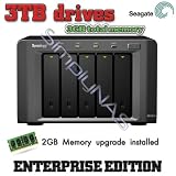 Synology DS1512+ 15TB (5 x 3TB ST) Integrated with Seagate Constellation (Enterprise) with 2GB Memory Upgrade