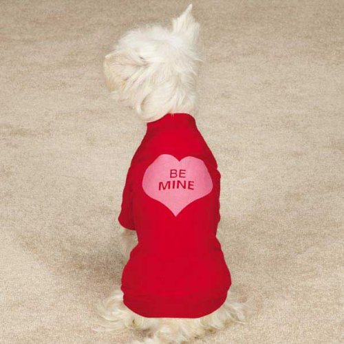 Extra Small Valentine's Day Be Mine Dog Tee