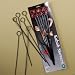 Charcoal Companion 13-Inch Nonstick Grilling Kabob Skewers, Set of 6