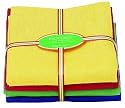 Now Designs Set of 4 Floursack Towels, Provence Series