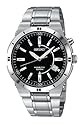 Seiko Men's Kinetic Silver-Tone Watch #SKA347