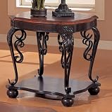 Review Coaster Furniture 700437 / Ornate Leaf End Table By Coaster Furniture