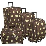 American Flyer Grande Dots 4-Piece Luggage Set