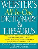 Webster's All-in-One Dictionary & Thesaurus