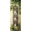 Valencia Wall Candle Votive Holder Tea Light Iron and Glass Roman Design
