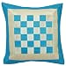 Pillow Cover Home Interiors India Handmade Silk and Polyester Fabric 16x16 inches
