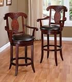 1 Pineapple Swivel Bar Stool