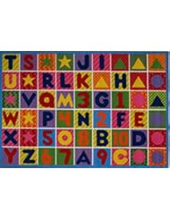 From Amazon.com. Click for details:
 Home: LA Rug Numbers & Letters Rug 8x11 - LA Rug Co Home: LA Rug Numbers & Letters Rug 8x11 - LA Rug Co