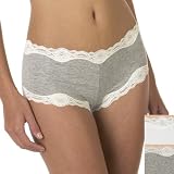 Gilligan & O'Malley Lace Boyshort 2 pk.- White