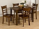 Bailey Brown Finished Square Dining Set