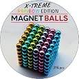 Magnet Balls Extreme Rainbow Edition - 6 Colors - Magnetic Earth Magnet Puzzle in Collector's Tin