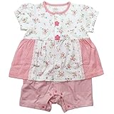 《H28年夏物》(日本製) Pample Mousse(パンプルムース) タック天竺水玉スカート付きカバーオール 80cm/PK NO.DP-62508