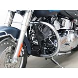 Produkt-Bild: Schutzb&uuml;gel, gro&szlig;e Ausf&uuml;hrung aus 38mm Rohr, runde Form f&uuml;r Harley Davidson Softail Modelle ab Bj. 2007 (Twin Cam 96B)