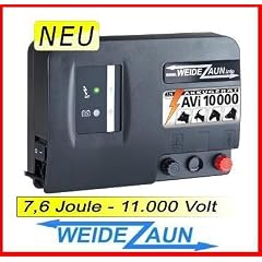 12V Weidezaunger�t Batterieger�t AVi 10.000 SCHLAGSTARK f�r ihren Weidezaun