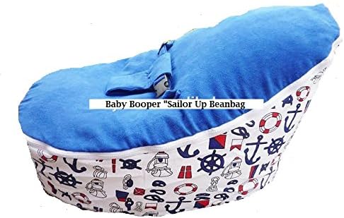 Baby Beanbags For Newborns to Toddler Kids Portable Bean Bag Seat Filled, Ready To Use (Sail Boat Sailor)