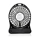 efluky 3 Speeds Portable mini LED Light Table Fan (Black)