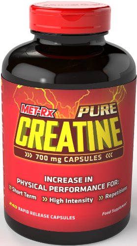 MET-Rx Pure Creatine Muscle Force and Endurance Capsules - Tub of 240