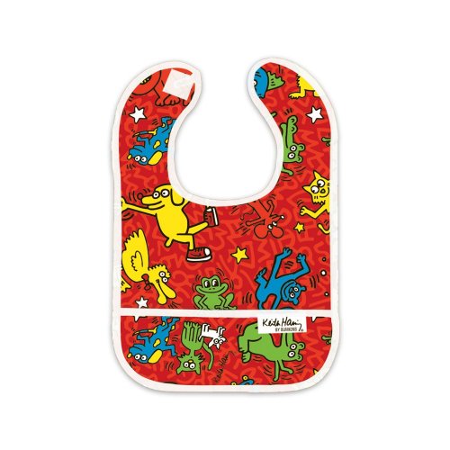 Bumkins Keith Haring Waterproof Starterbib, Animal.