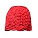 Toubaby Toddler Girl winnter Knitted Hat Bowknot Hollow Out Baby Hat (12-24M, Red)