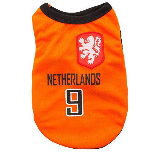 Animally® Holland Trikot für Hunde – EM 2016 Niederlande – DOG – PET – CLOTHES – SHIRT – KLEIDUNG (S)