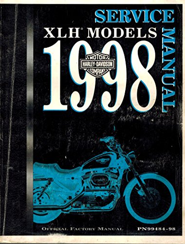 1998 Harley Davidson XLH Models Official Factory Service Manual