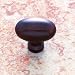 JVJ Hardware 35312 Old World Bronze Classic 1 3/8 Long Large Football Oval Knob from the Classic Co