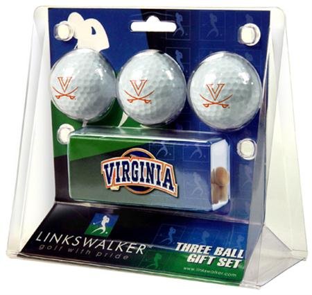 Virginia Cavaliers Uva Ncaa Slider Hat Clip 3 Golf Ball Gift Packs