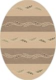 Milliken 4464C/3000+-293 Innovation Carved Autumnscape Pearl Sandstone Antique Oval Rug Size: Oval 3