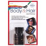 Body & Hair Liquid Black Halloween Makeup