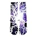 HoopSwagg Lightning Galaxy Custom Elite Socks Small