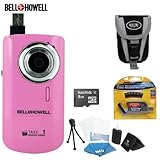 Bell & Howell Pink Take 1 Digital Video Camcorder & Still Camera Bundle