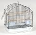 Blue Ribbon Arch Roof Heavy Wire Bird Cage, 24-Inch by 18-Inch by 24-Inch, Ocean Blue/Granite