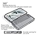 iPhone 6 Case, iPhone 6S Case, TedGem® Reinforced Frame Durable Scratch-Resistant Shock-Absorption TPU Bumper Protection Light Clear Back Cover Case for Apple iPhone 6/6S 4.7 Inch, Black and Grey